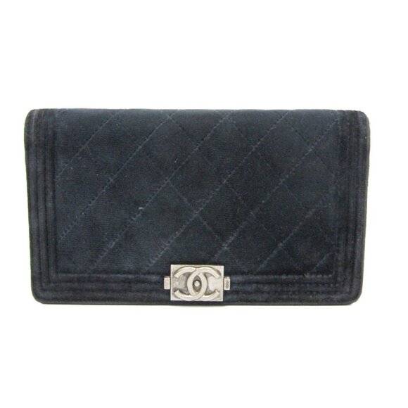 CHANEL Navy Wallet - Picture 1 of 13